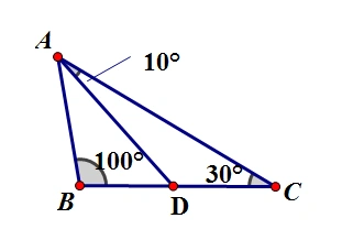 ab/bc=sin∠c/sin∠bac【正弦定理】 =sin30°/sin50° =(1/2)/cos40