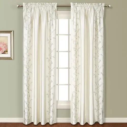 united curtain addison window curtain panel, 54 by 84-inch