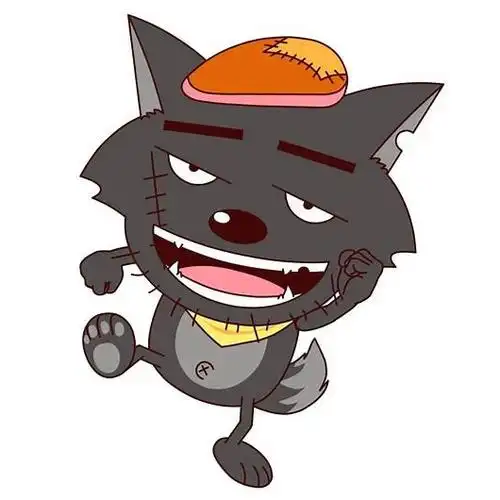 卡通喜羊羊与灰太狼头像图片