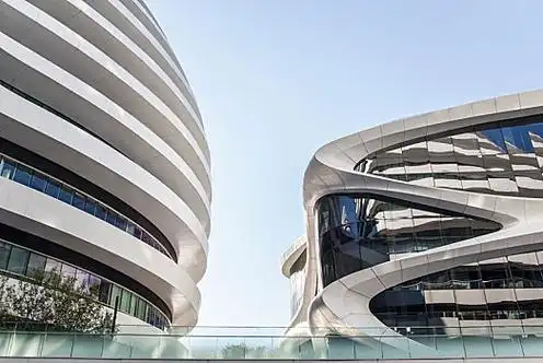 圆形建筑群图片