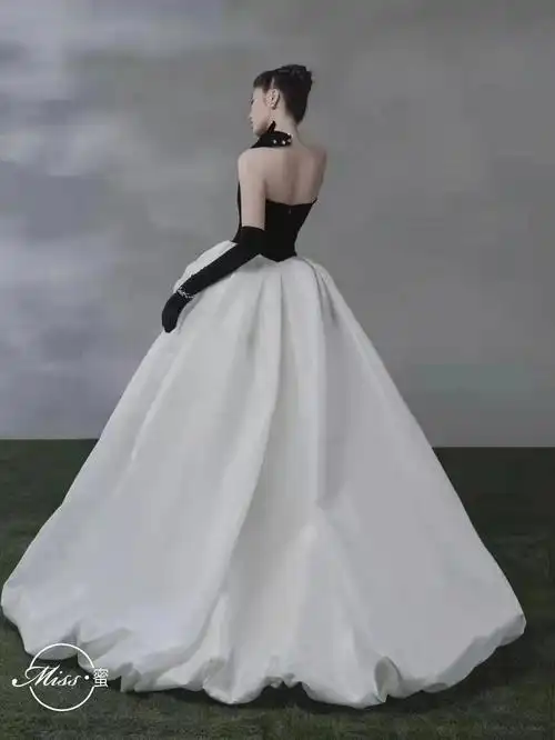 黑色婚纱#婚纱礼服工厂直销 #婚纱  #婚纱礼服