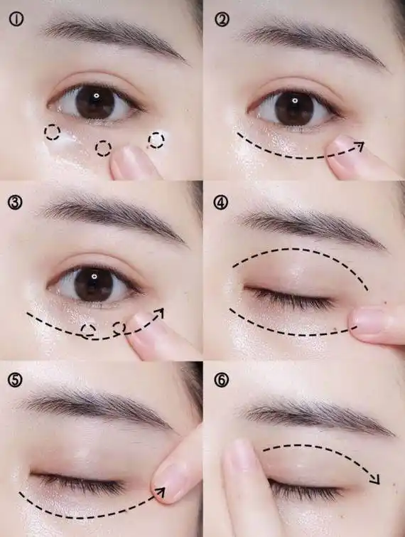 眼霜使用正确示范