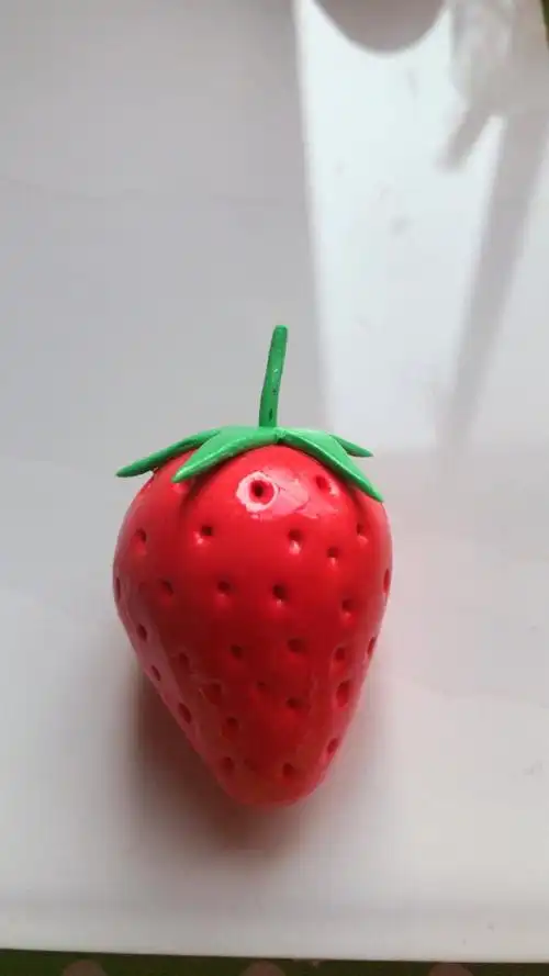 超轻粘土教程-美味水果草莓苺91