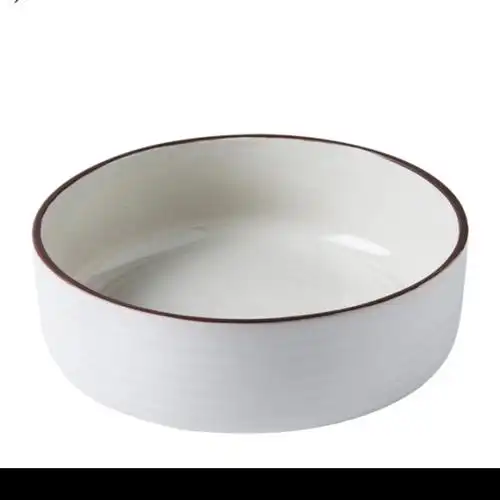 亿嘉ijarl日式简约家用陶瓷大汤碗菜碗面碗沙拉碗水果碗餐具韦斯顿85