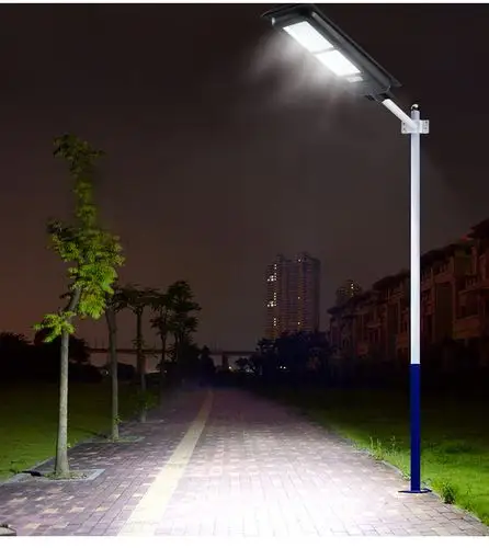 300w太阳能路灯一体化户外庭院灯新农村道路高亮防水人体感应路灯