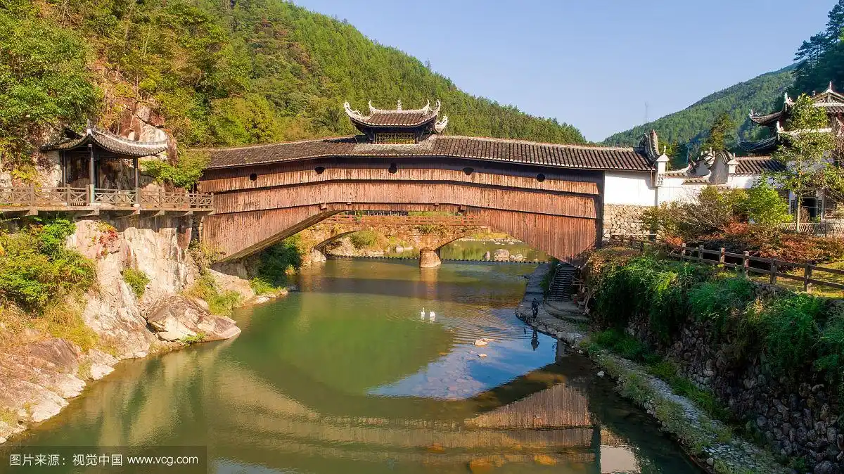 浙江丽水庆元濛淤廊桥