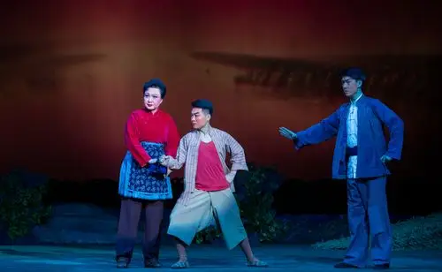 革命样板戏京剧沙家浜在滨州保利大剧院精彩上演