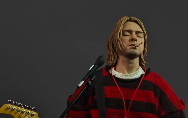 blitzway 1/6 科特柯本 kurt cobain 开箱测评 涅槃乐队nirvana主唱