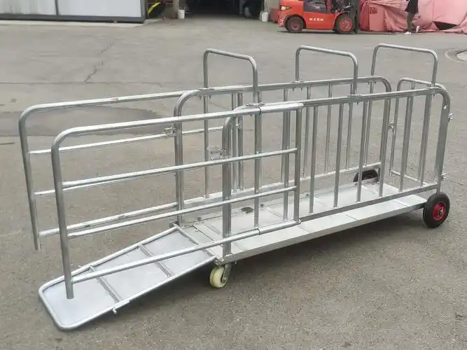 猪笼子猪场用装猪笼母猪称重转运大推车上车卖抓肥猪笼家用神器转 多