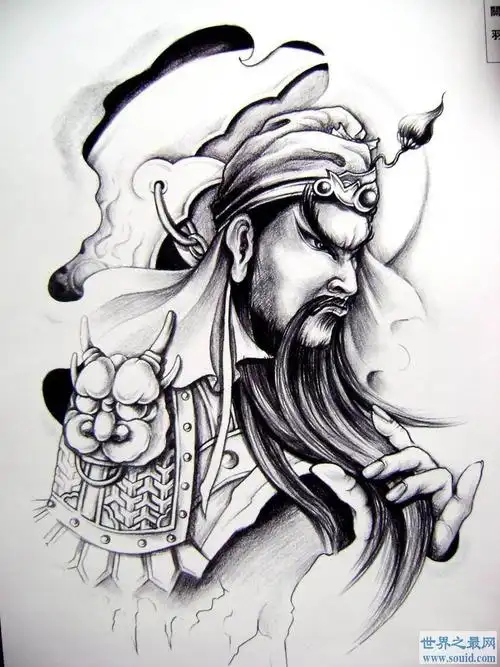 中国十大不能纹的纹身盘点,关公/钟馗都在其中(www.souid.com)