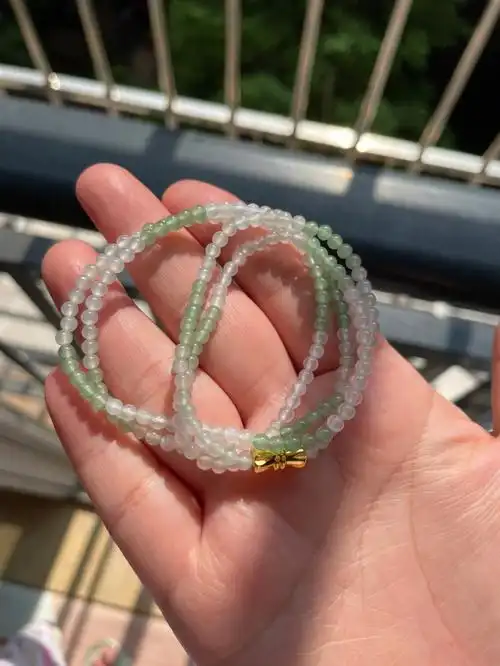 小米珠三圈手链