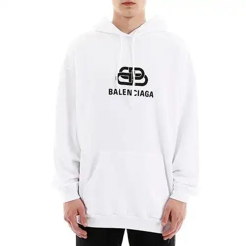 男款balenciaga巴黎世家男士白色卫衣570811tev199044
