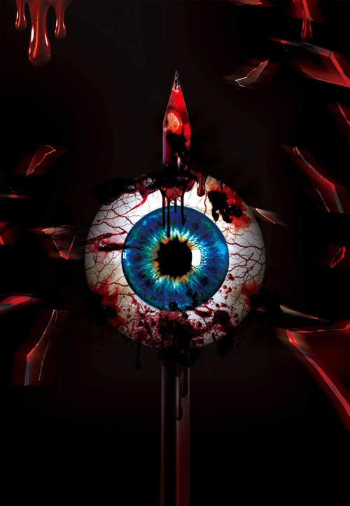 万圣节恐怖眼球海报设计