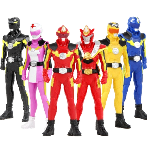 巨神战击队3超救分队红霄卫白护卫黄擎黑爆蓝旋卫超救卫人偶玩偶