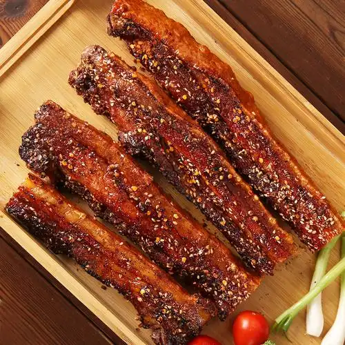 重荣 脆皮五花肉 烤肉 烤猪肉类熟食即食五香麻辣味美食200克x2