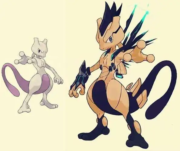 神奇宝贝超梦的4种不同属性mega进化你最喜欢哪种