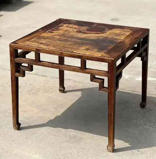 老八仙桌茶桌老方桌茶空间明清老家具