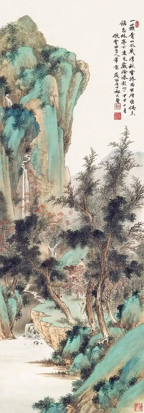 民国在京的海派画家-祁大夔,绘画作品欣赏