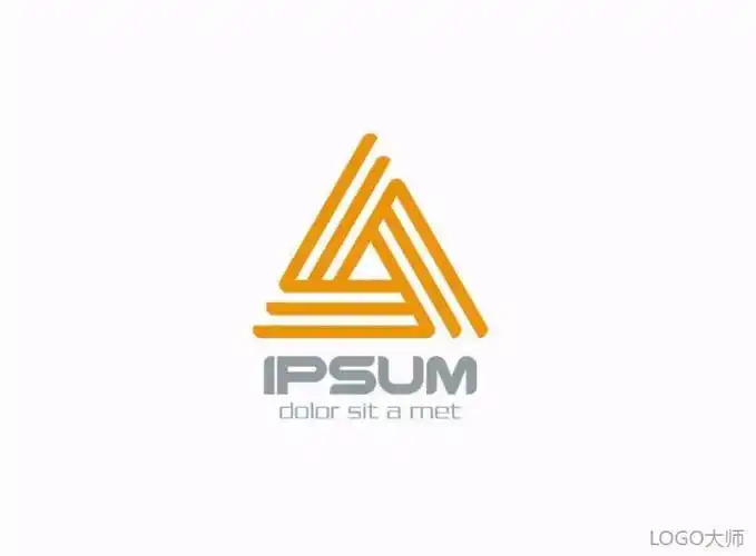 拿走不谢~今天给大家收集了一组三角形元素logo三角形是世界上最稳固