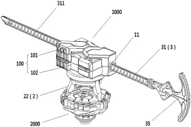 cn211912704u_陀螺发射器