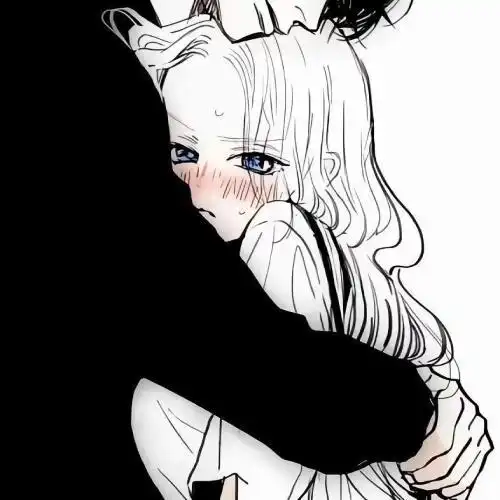 二次元动漫情侣头像,想念你的人不会扔下你