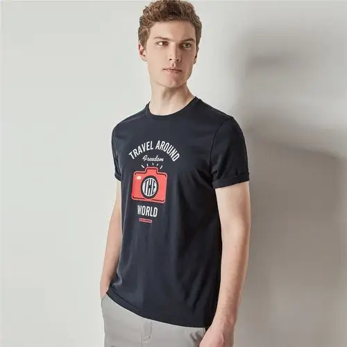 4日0点: giordano 佐丹奴 13098202 男士纯棉t恤衫