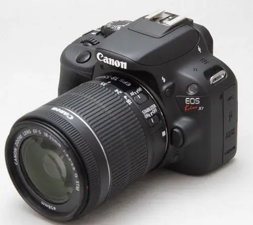 canon 佳能 eos kiss x7黑色单反套装 带ef-s18-55mm镜头