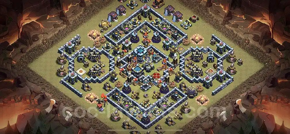 部落冲突13本阵型链接复制