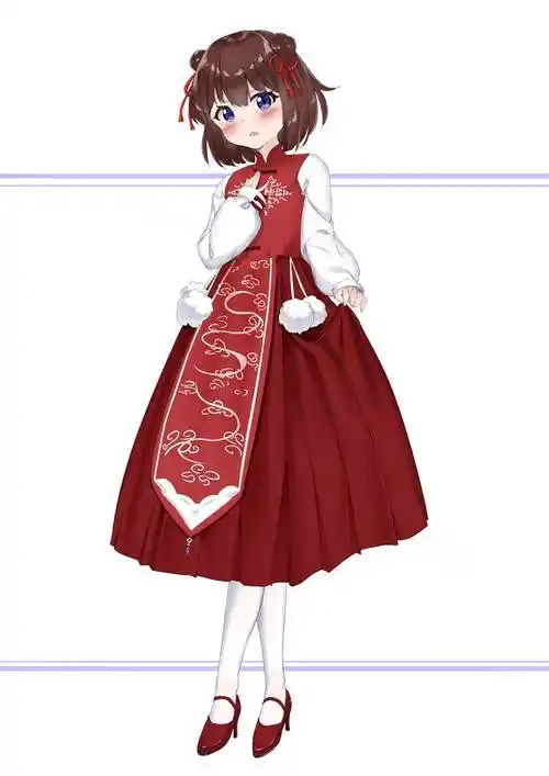 lo裙蛋tmg的中国风人物插画图片