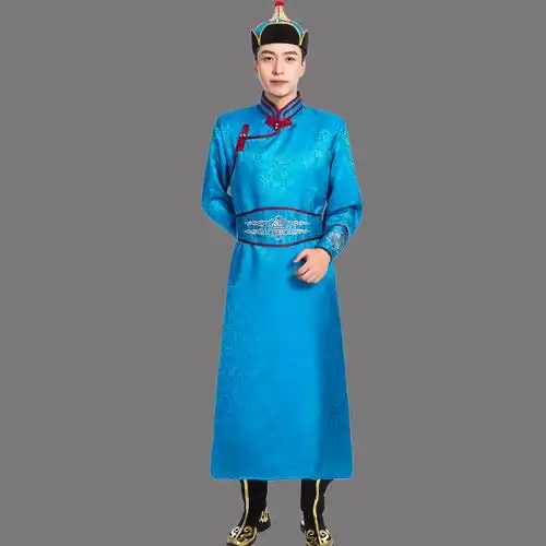 蒙古2021秋季新品服装演出服男士成人时尚改良其他民族服装