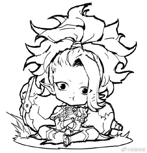 小酒吞的3 4,今天画完8个草图应该没问题#阴阳师同人##酒吞童子