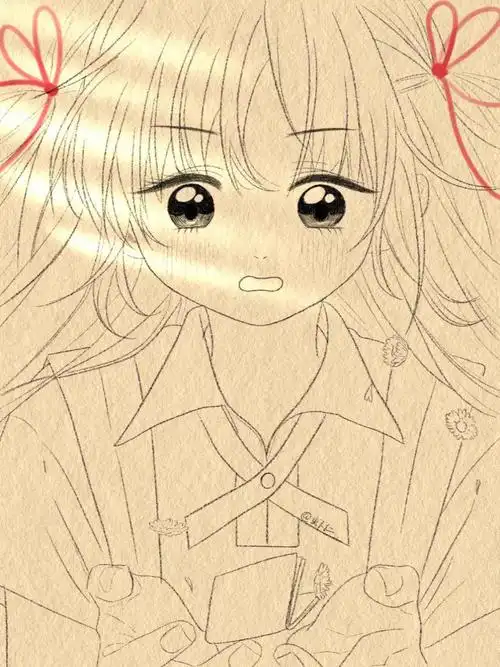 也要有-临摹自《偷偷藏不住》-感谢喜欢#简笔画详细教程  #手绘临摹