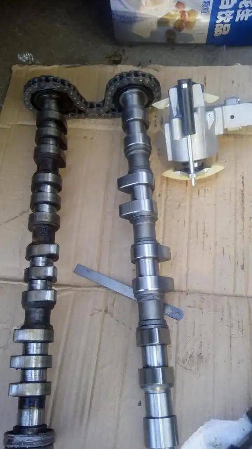 老款奥迪a6两根凸轮链条怎么对