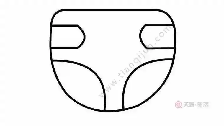 花王纸尿裤简笔画