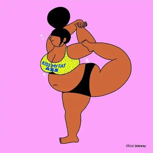 "对于胖女孩来说,这应该是最励志的表达!