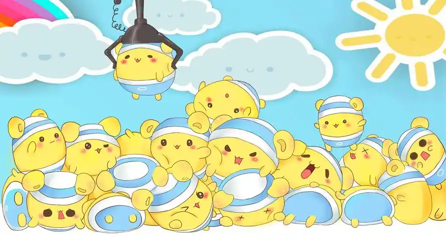 早安蛋蛋可爱呆萌卡通图片桌面壁纸