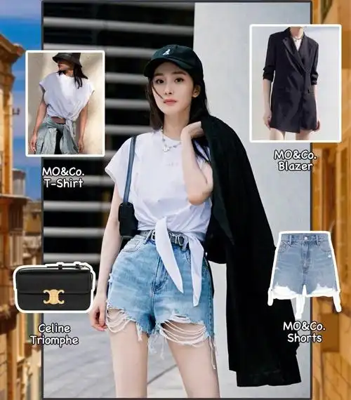 肩带可调节#杨幂私服  #杨幂同款  #杨幂穿搭#celine凯旋门  #腋下包