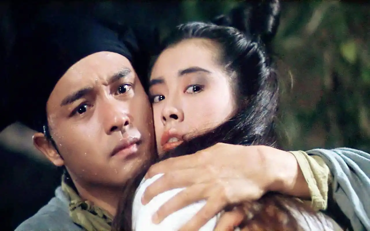 倩女幽魂中的张国荣和王祖贤给我们演绎人鬼恋,那时他们真年轻啊