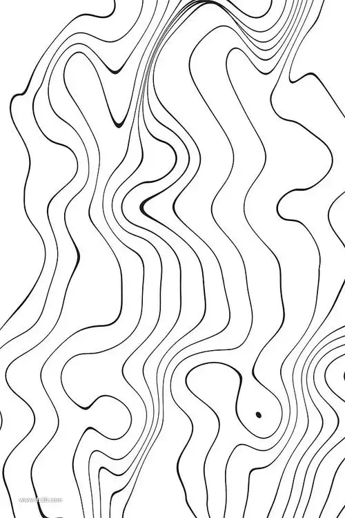 波纹等高线背景图68