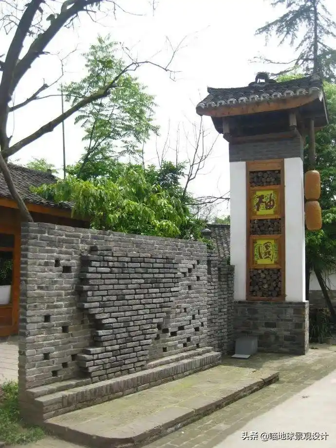 美丽乡村创意景墙围墙设计土的很有味道