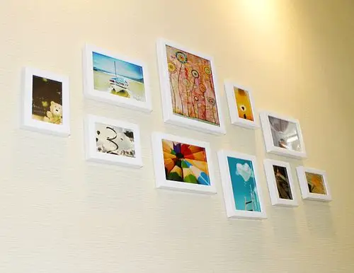 简约现代 照片墙 相框墙10框组合书房卧室楼梯走廊相片装饰挂小墙