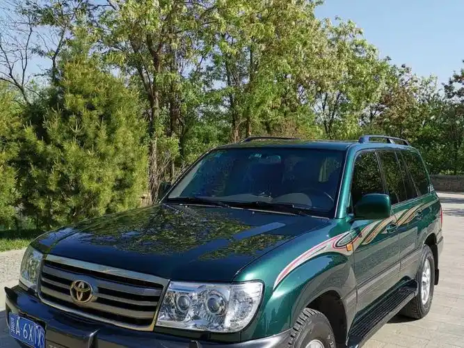 石家庄2006年1月丰田兰德酷路泽2005款47l自动vxr绿色自动档