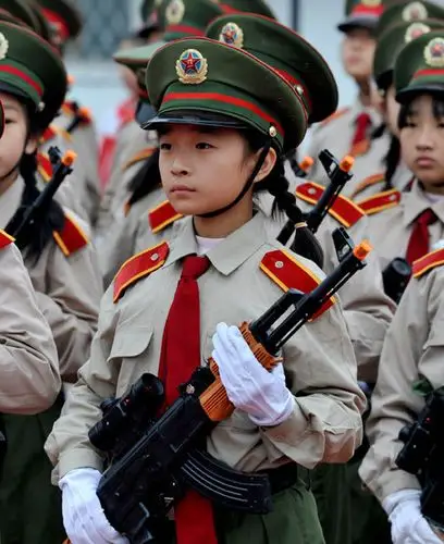 京城"少年军校"阅兵式 在石景山举行