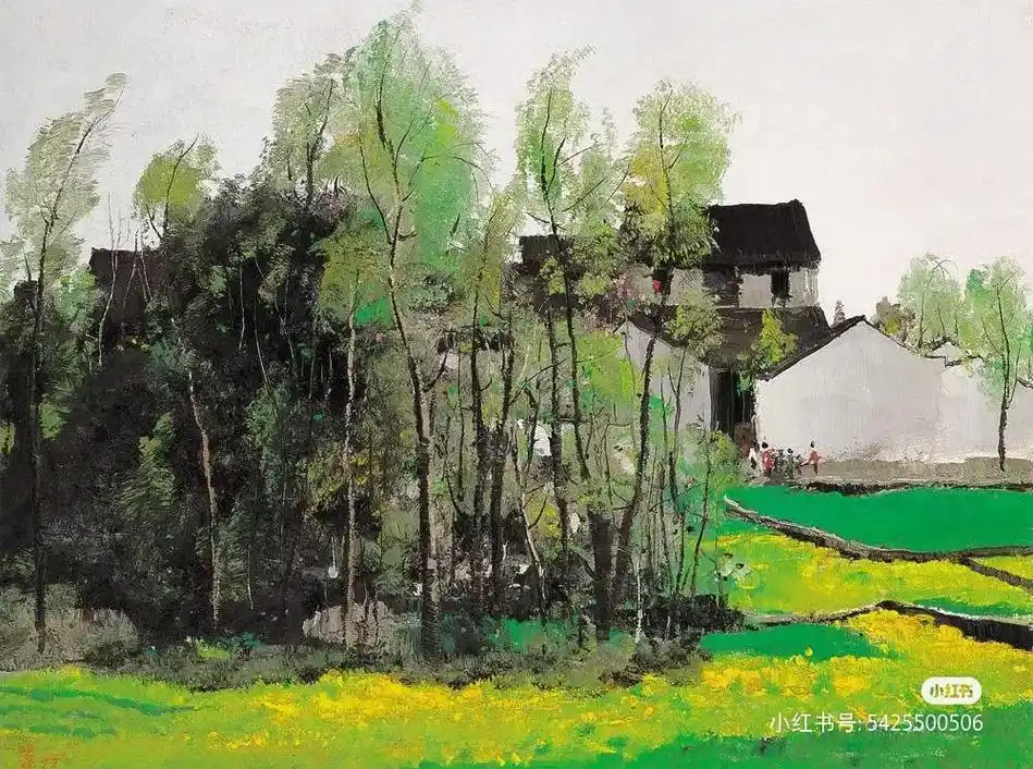 致敬大师.吴冠中油画作品赏析 - 抖音