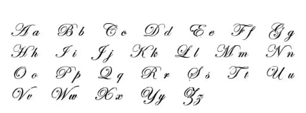 英文艺术字花体