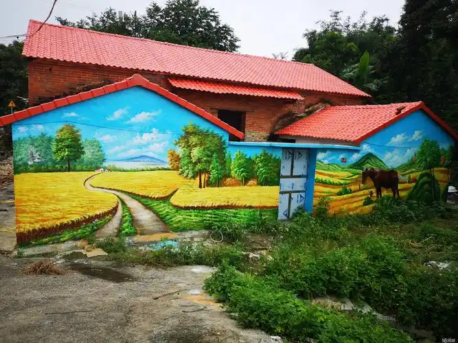 专业墙绘室内外墙体设计3d壁画幼儿园涂鸦画师手绘定制彩绘