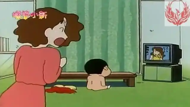 蜡笔小新:小新和妈妈一起洗澡!