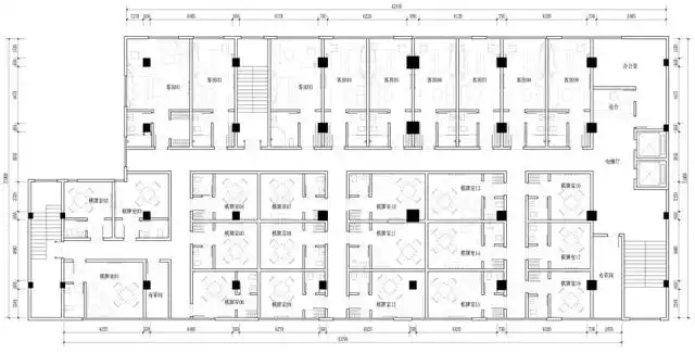 宾馆平面布局图