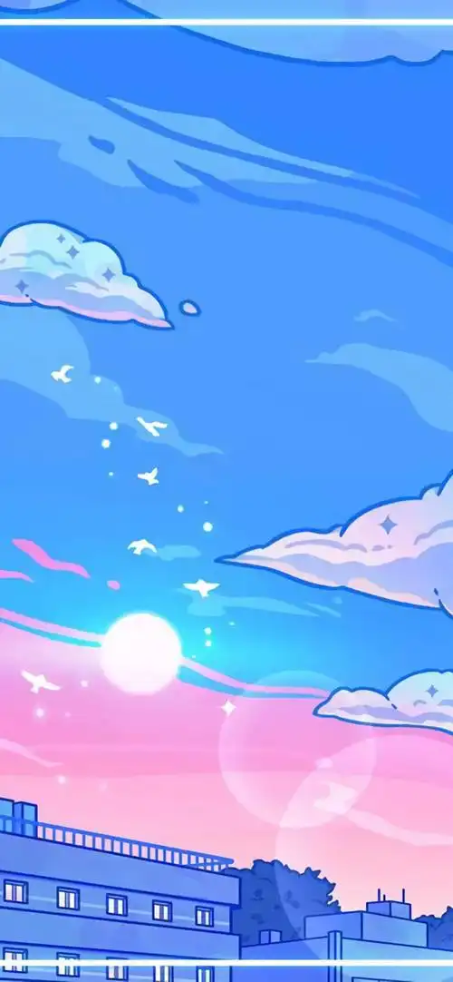 来自菲律賓插画師:ajtuana的 一组糖果色插画壁纸 清爽的夏日冰激凌