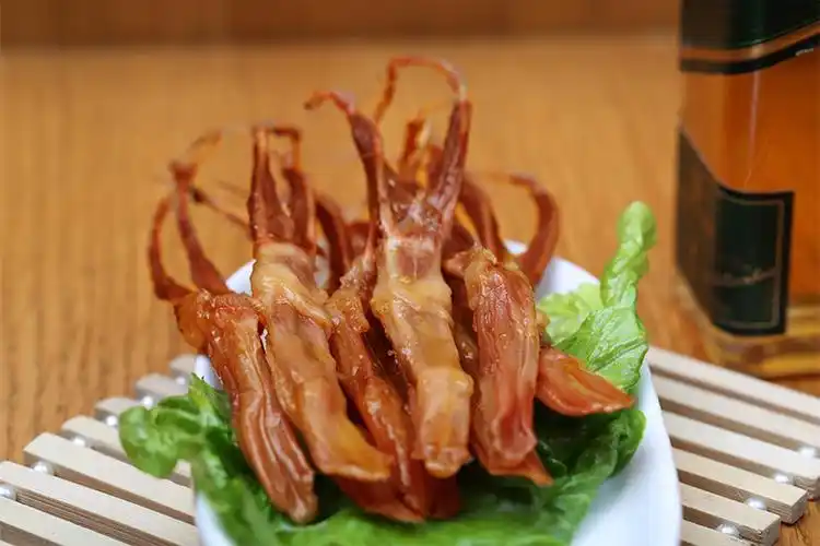 藤桥牌生鸭舌500g大条温州酱鸭舌头酒店餐饮家庭聚会腌制腊制品